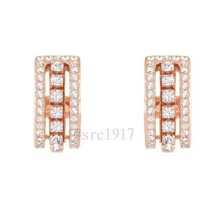 Swarovski rose gold earrings